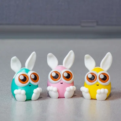 Cute Bunny Egg - Trứng Phục sinh hóa trang thành thỏ cực dễ thương!