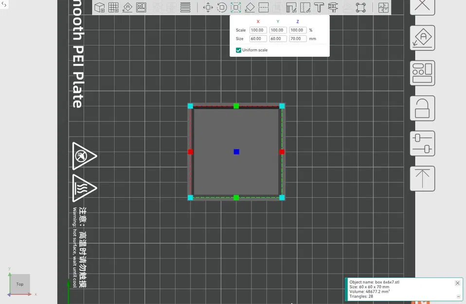 Hộp Đựng Đồ Đa Năng 6x6x7 cm (File In 3D Tiện Ích) - Image 2