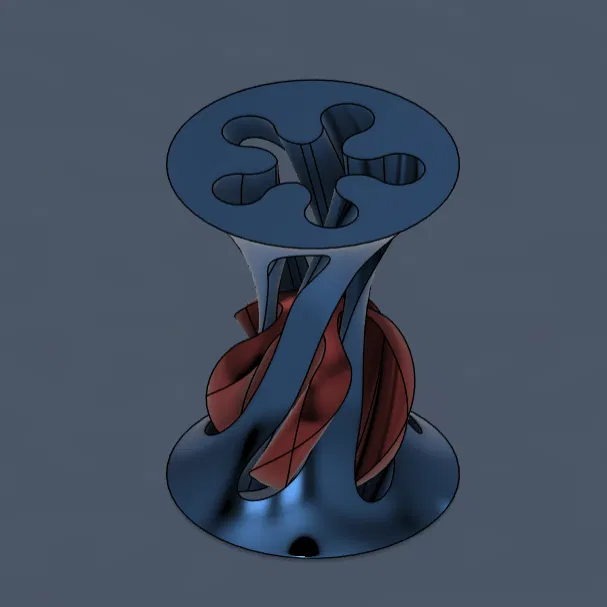 Đồ chơi Hourglass Fidget V2: Phiên bản bền bỉ, dễ in 3D - Image 1