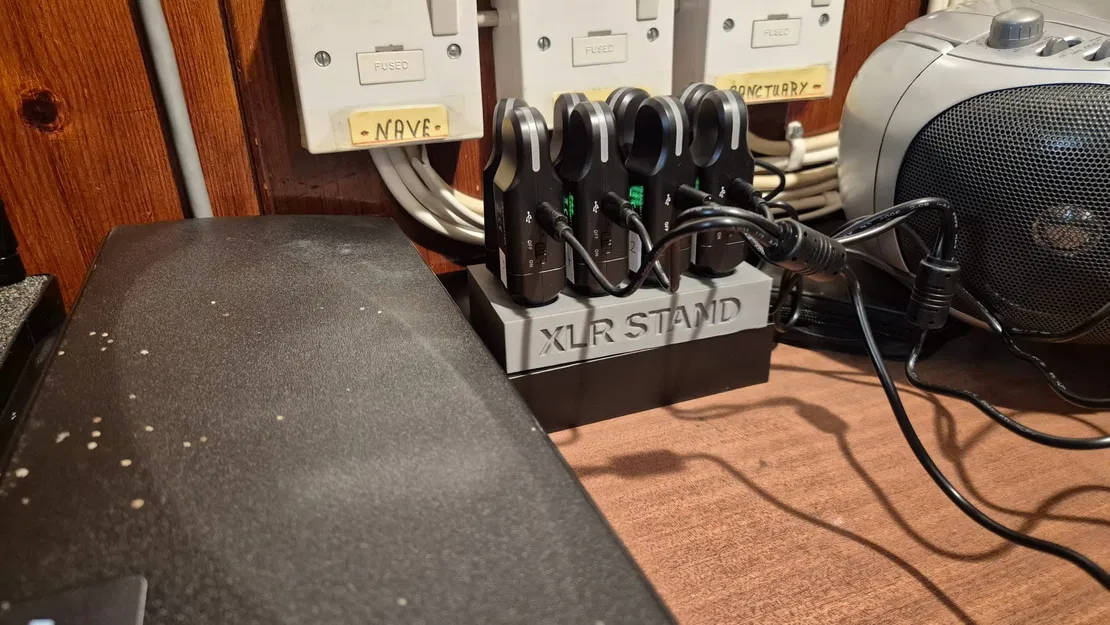 Đế sạc XLR Adapter V2.0 - Giải pháp lưu trữ thiết bị âm thanh gọn gàng - Image 1