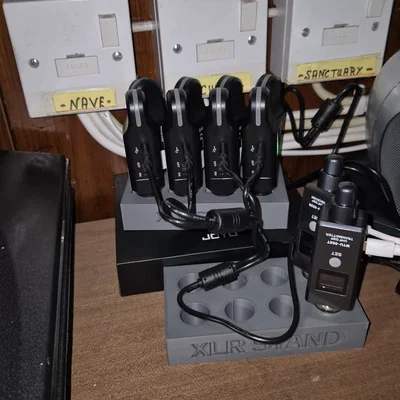 Đế sạc XLR Adapter V2.0 - Giải pháp lưu trữ thiết bị âm thanh gọn gàng