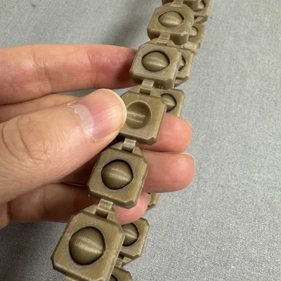 27 Bead Flexi Fidget Mala v2 - Mô hình in tại chỗ (Print in Place)