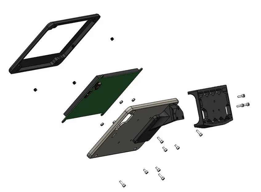 Voron 2.4 - Giá đỡ màn hình cảm ứng 7 inch - Image 9