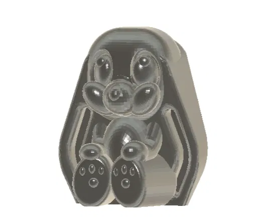 Mô hình 3D chú thỏ con dễ thương (Nachwuchs Osterhase) để trang trí - Image 1