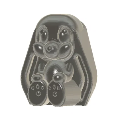 Mô hình 3D chú thỏ con dễ thương (Nachwuchs Osterhase) để trang trí