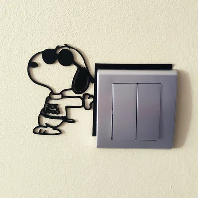 Trang trí Công tắc/Ổ cắm Snoopy – Mẫu in 3D số 3