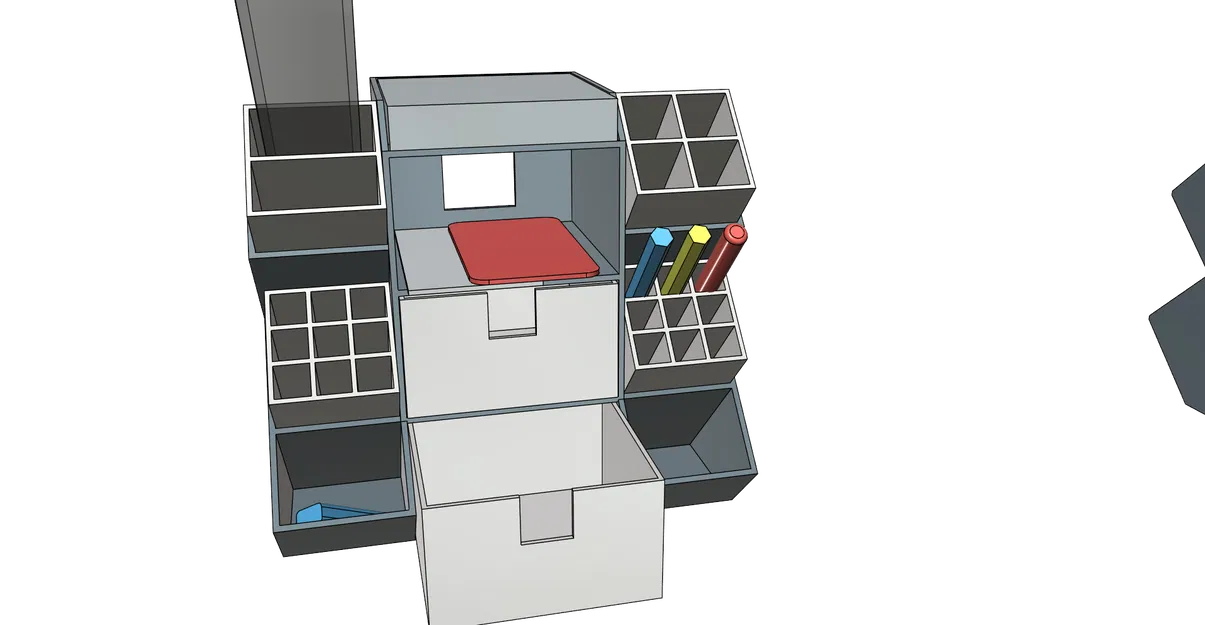 Khay Đựng Đồ Để Bàn QUADS - Gọn Gàng, Tiện Lợi, Dễ In Không Cần Support - Image 12