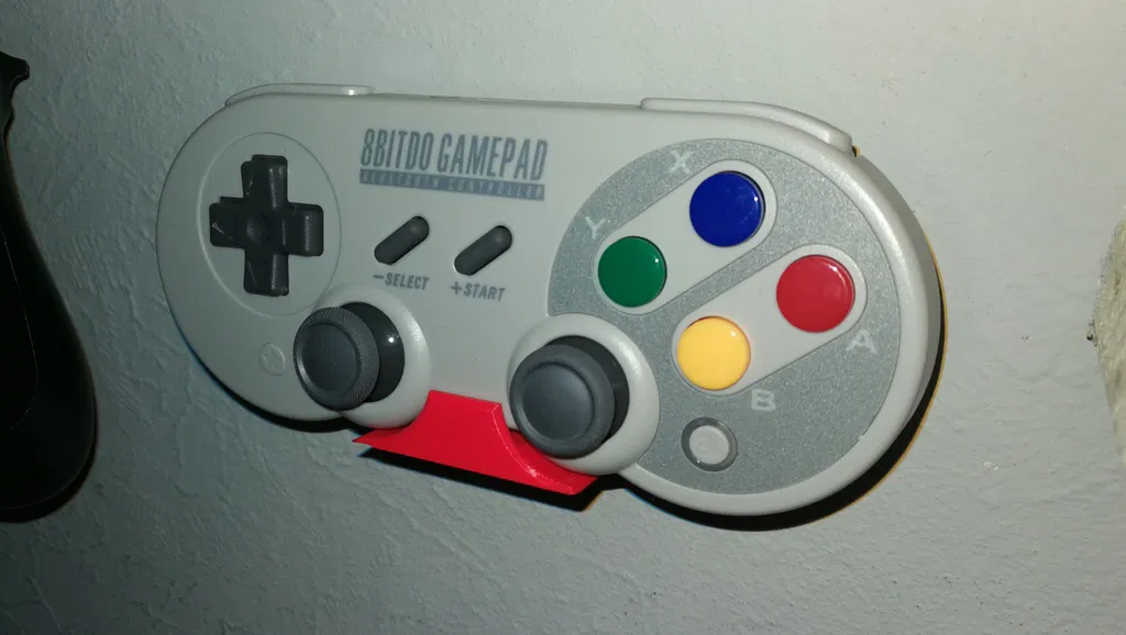 Giá treo tường cho tay cầm 8Bitdo SF30 Pro (phong cách Super Nintendo) - Image 1