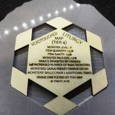 Bản mẫu Map Stone Path of Exile - Dùng cho mọi cấp độ