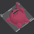 Khay đựng đồ hình nhân vật Kirby đáng yêu in 3D - Thumbnail 3