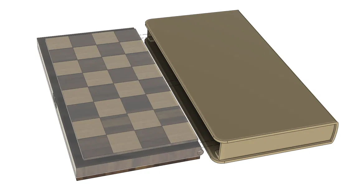 Chess Book - Bộ cờ vua ngụy trang kiểu sách - Image 3