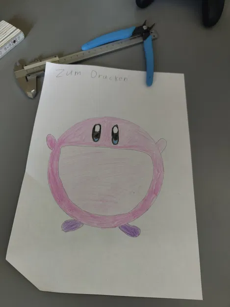 Khay đựng đồ hình nhân vật Kirby đáng yêu in 3D - Image 5