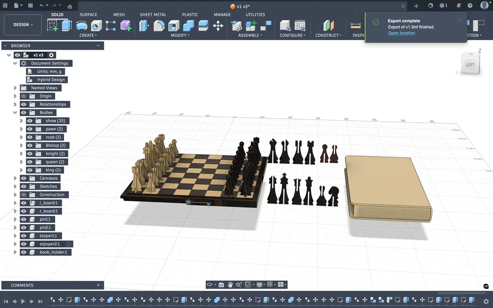 Chess Book - Bộ cờ vua ngụy trang kiểu sách - Image 5