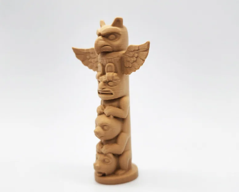 Mô hình Cột Totem Đại bàng 3D trang trí độc đáo - Image 3