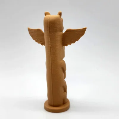 Mô hình Cột Totem Đại bàng 3D trang trí độc đáo