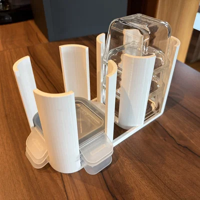 Giá đỡ hộp và nắp IKEA 365+ in 3D gọn gàng cho ngăn kéo