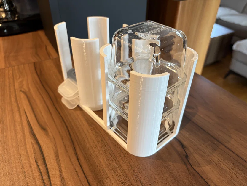 Giá đỡ hộp và nắp IKEA 365+ in 3D gọn gàng cho ngăn kéo - Image 2