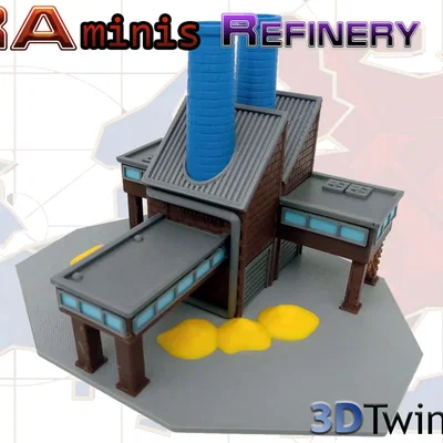 Mô hình tòa nhà Refinery - Command and Conquer: Red Alert
