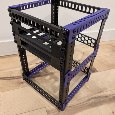 Bộ Khung Rack 10 Inch DIY Tương Thích Gator Rackworks Cho Homelab