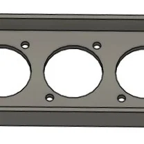 Patch Panel 1U cho đầu nối Neutrik D-Type (Dành cho 10 inch Rack)