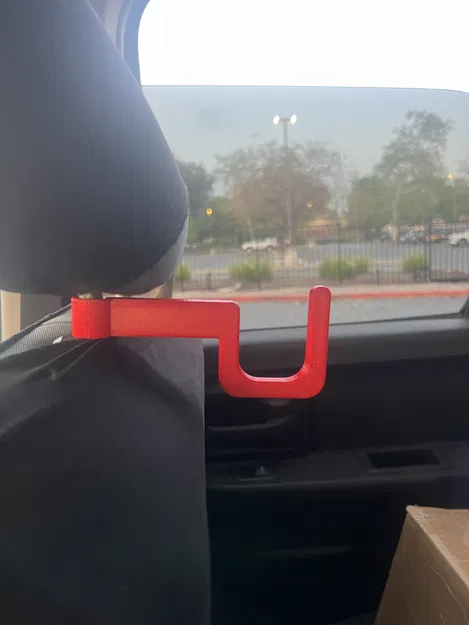 Móc treo mũ bảo hộ 3D cho ghế xe hơi tiện lợi - Image 2