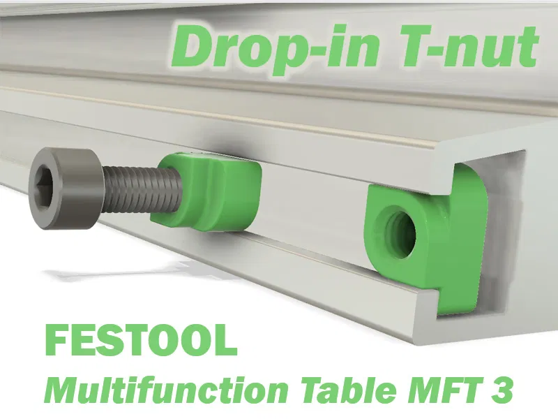 T-nut dạng thả cho bàn làm việc Festool MFT - Image 1