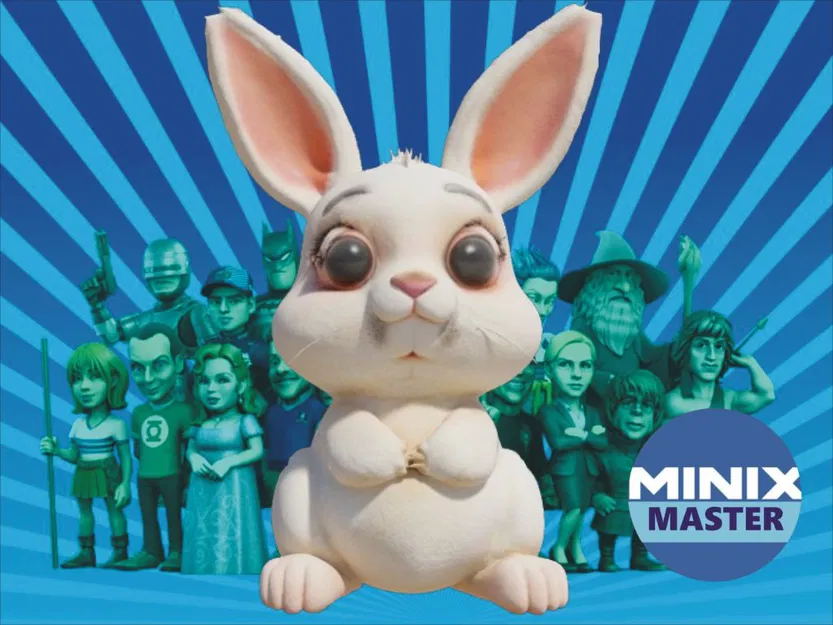 Mô hình chú thỏ Phục sinh (Easter Bunny) đáng yêu để in 3D - Image 1