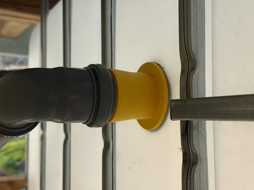 Đầu nối xuyên tường 60mm cho ống HT và bồn IBC - Image 1