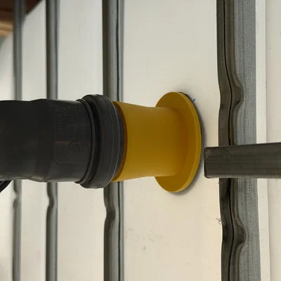 Đầu nối xuyên tường 60mm cho ống HT và bồn IBC