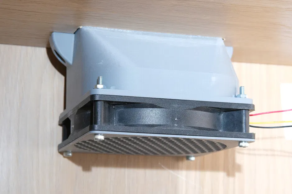 Giá gắn quạt 120mm cho ống thông gió hình chữ nhật 110x55 - Image 2