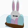 Mô hình chú thỏ Phục sinh (Easter Rabbit) - Thumbnail 1