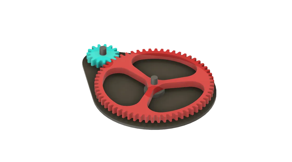 Bộ bánh răng mẫu 15:60 (tỉ lệ 1:4) - Image 1