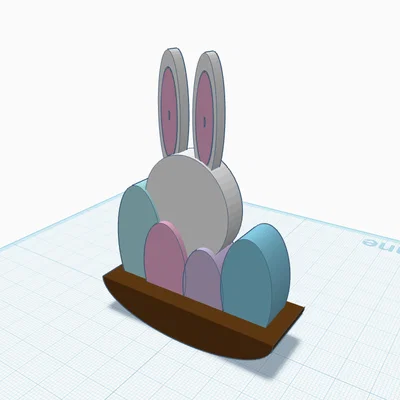 Mô hình chú thỏ Phục sinh (Easter Rabbit)