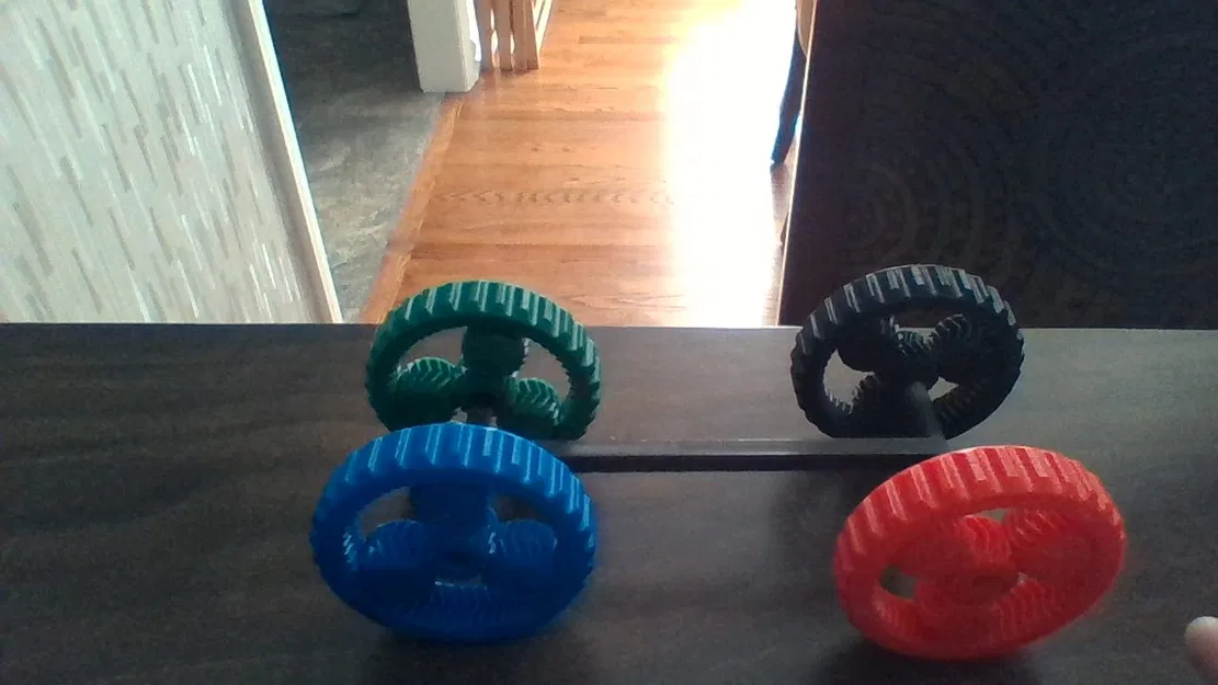 Mô hình xe đua bánh răng Gear Car - Đồ chơi in 3D cực ngầu - Image 1