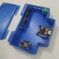 Vỏ hộp DIN rail kẹp không ốc cho adapter ESP32 ESPHOME RS485 - Thumbnail 1