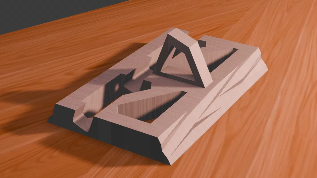 Giá đỡ điện thoại đa năng thiết kế hình học - Phụ kiện in 3D tiện ích - Image 2