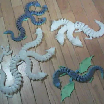 Mô hình Rồng và Thủy quái (Hydra) khớp nối linh hoạt