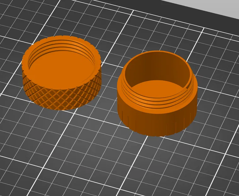 Mẫu hộp nhỏ gọn có nắp vặn ren tiện lợi in 3D - Image 1