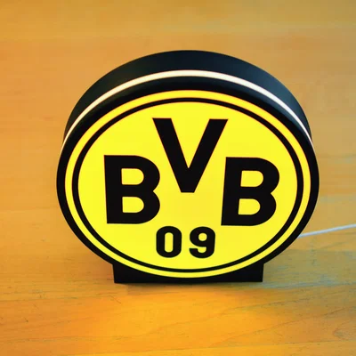 Mô hình Lightbox Borussia Dortmund 3D - Phụ kiện trang trí độc đáo