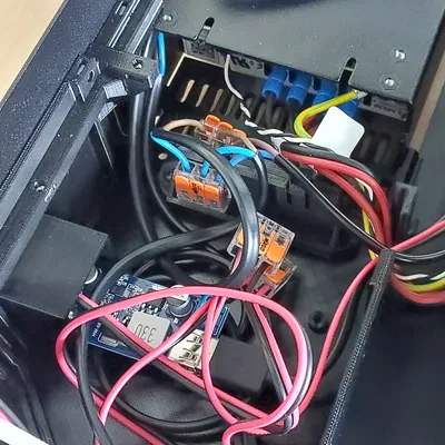 Giá đỡ Wago 4x5 dạng đứng cho hộp điện Pinter-box PrusaBox-2