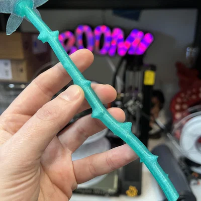 Thân hoa hồng có gai (Spikey Rose Stem) cho mô hình in 3D nghệ thuật