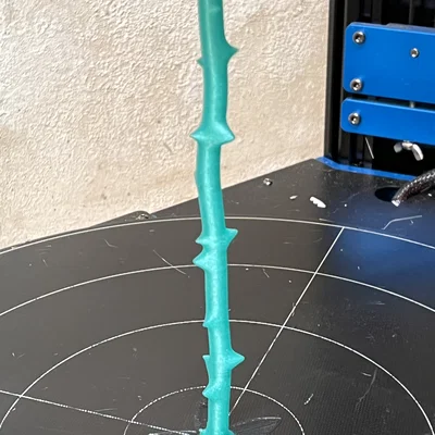 Thân hoa hồng có gai (Spikey Rose Stem) cho mô hình in 3D nghệ thuật