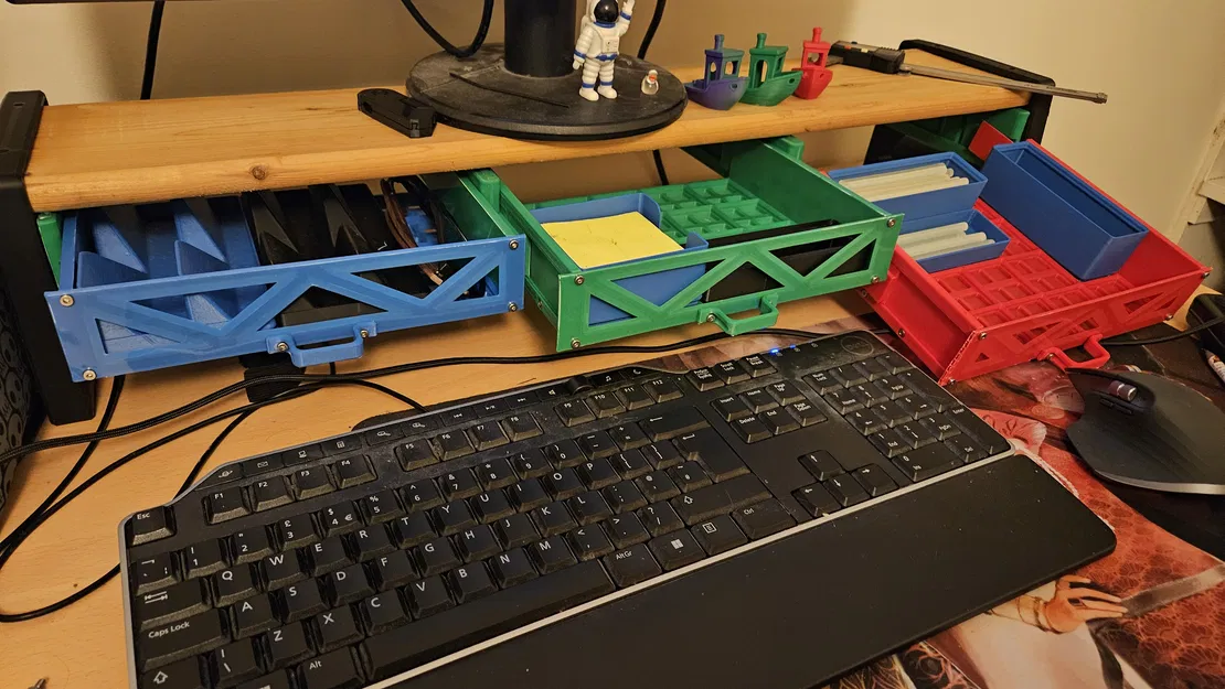 Bộ kệ Gridfinity đa năng với cơ chế nghiêng - Image 1