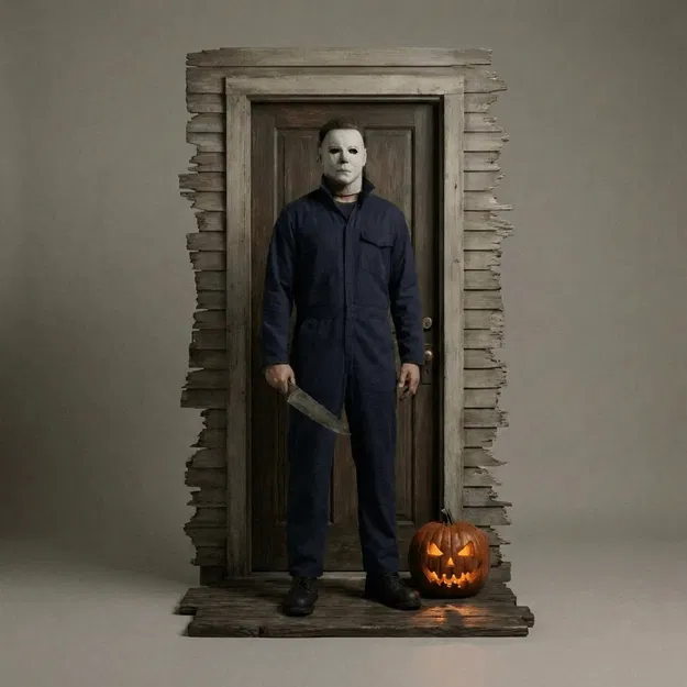 Mô hình 3D Michael Myers Halloween 1978 cực chất để in tại nhà - Image 1