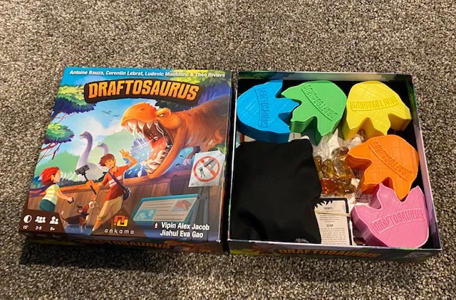 Hộp Đựng Draftosaurus--Hộp đựng khủng long có nắp và nam châm - Image 2