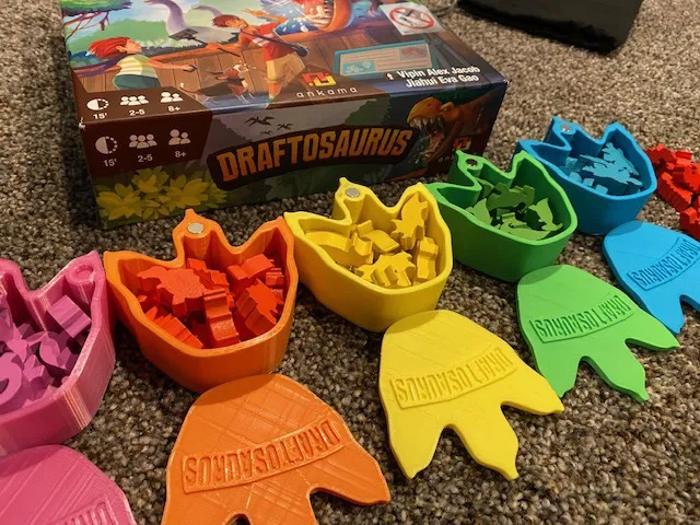 Hộp Đựng Draftosaurus--Hộp đựng khủng long có nắp và nam châm - Image 6