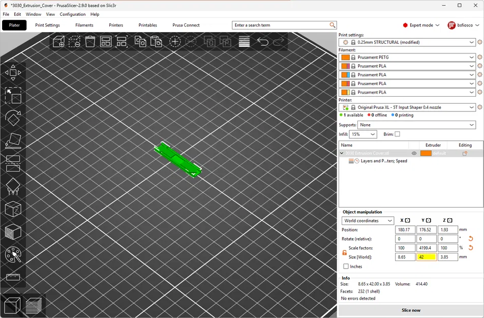 Nắp đậy thanh nhôm định hình 3030 - Image 4