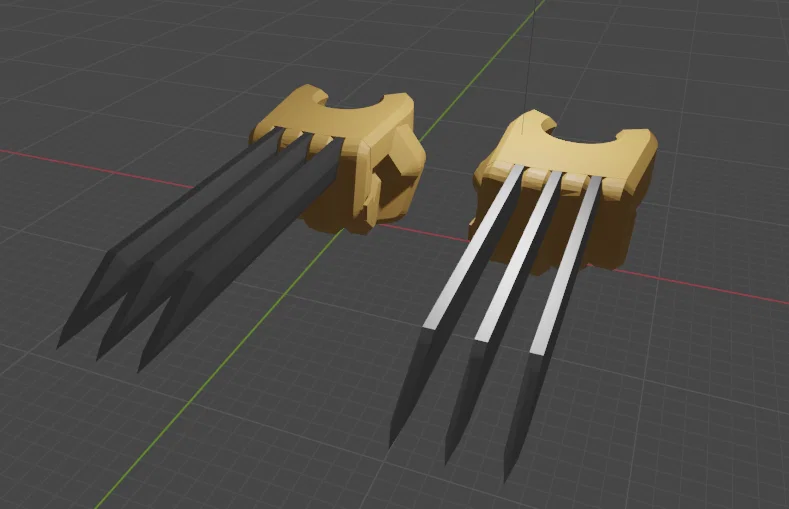 Bộ vuốt Wolverine cực ngầu cho mô hình in 3D Dummy 13 - Image 1
