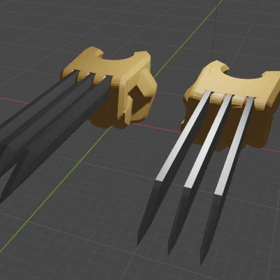 Bộ vuốt Wolverine cực ngầu cho mô hình in 3D Dummy 13
