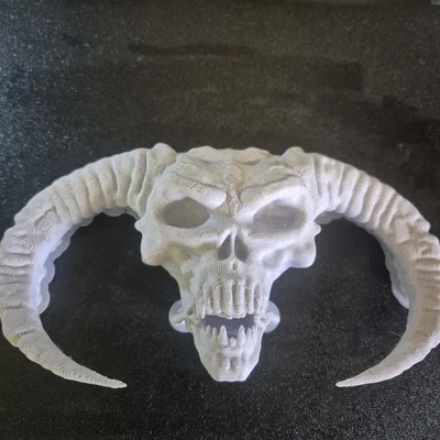 Mô hình 3D Masters of Hardcore (Devil Skull) trang trí ấn tượng